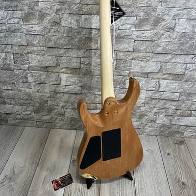 Charvel #2969431558 - Pro-Mod DK24 HH FR M Mahogany with Quilt Maple, Maple Fingerboard, Dark Amber image 5