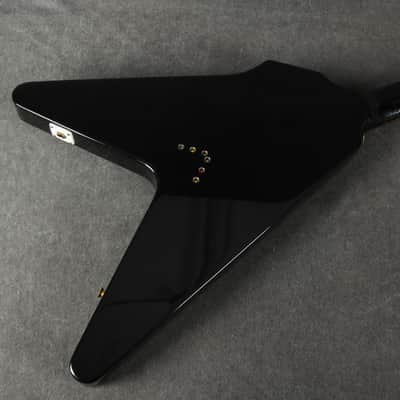 Vintage VV60 V Shape Guitar - Black - 2nd Hand image 15