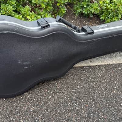 SKB 1SKB-20 Deluxe Molded Jumbo Acoustic/Archtop Electric Guitar Case Black 2010s - Black image 8