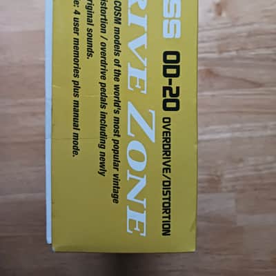 Boss OD-20 OVERDRIVE/DISTORTION - Drive Zone - Twin Pedal 2003 - Yellow image 9