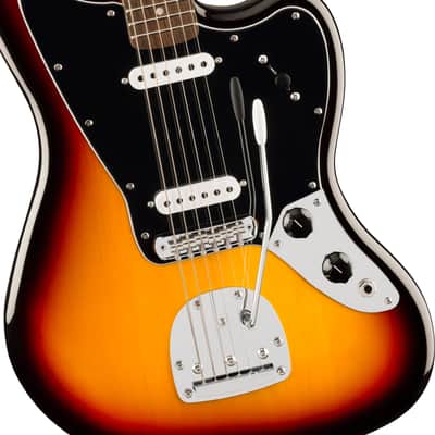 Squier Affinity Series Jaguar®, Laurel Fingerboard, Black Pickguard - 3-Color Sunburst image 4