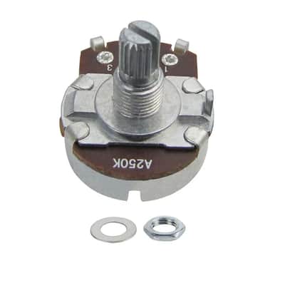 Short Shaft Full Size A250K Potentiometers (Set of 10) image 5
