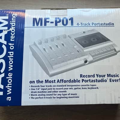 TASCAM MF-P01 Portastudio Multitrack Cassette Recorder - Silver (very good condition with original packaging, manual and AC adaptor) image 5