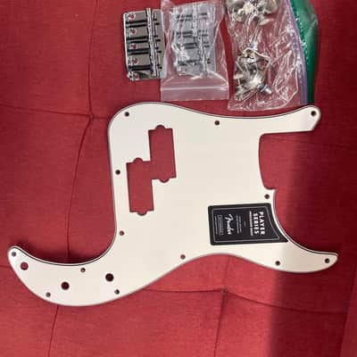 Fender Player Series P Bass Parts Pickguard, 2 Bridges and Pots image 1