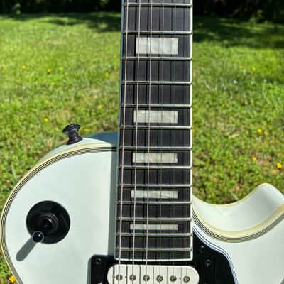 Upgraded Epiphone Les Paul Custom-Seymour Duncan-Road Runner HSC-Alpine White image 3