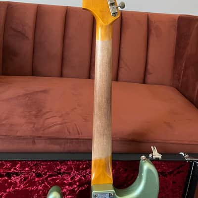 Custom Shop 1966 Strat SH Heavy Relic Sage Green image 5