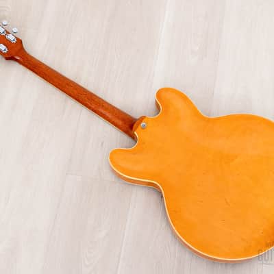 1995 Epiphone Casino Hollowbody Guitar Natural Revolution, Peerless image 12