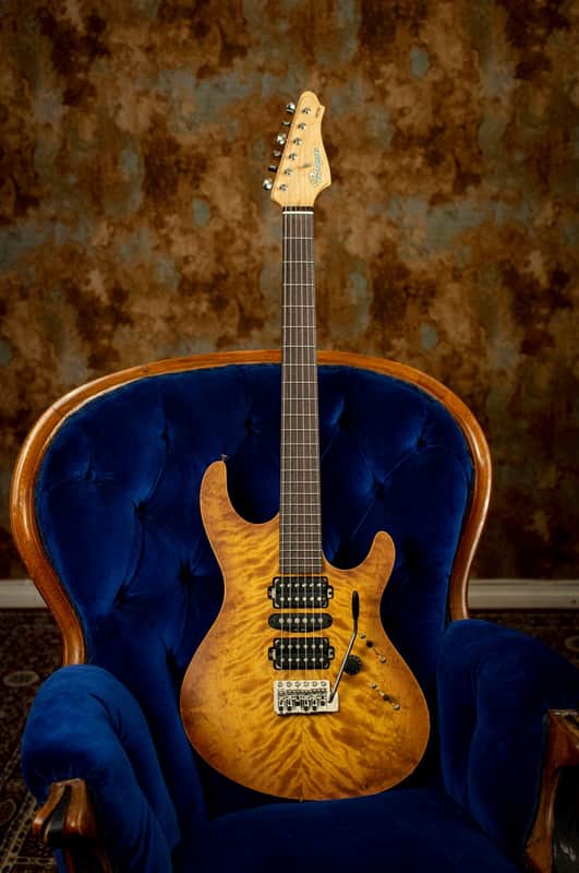 Ruokangas Guitars Aeon superstrat shred boutique custom European worldwide shipping image 1