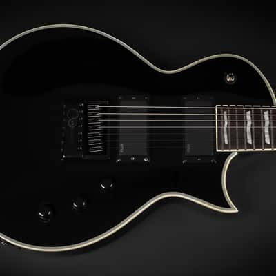 2022 ESP LTD Deluxe EC-1007 ET Evertune - Black | Korea Les Paul Singlecut 7-String Set-Thru EMG 81-7 / 60-7 Humbucker 24 XJ Stainless Steel Frets | Case image 4