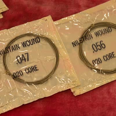 Vintage 1960's Gibson String Pack - UNOPENED NOS - Flatwound .14 - .56 Case Candy Rare! image 8