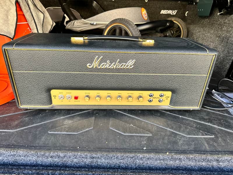 Marshall 2245 JTM45 MK II Reissue 2-Channel 30-Watt Guitar Amp Head 1989 - Present - Black image 1
