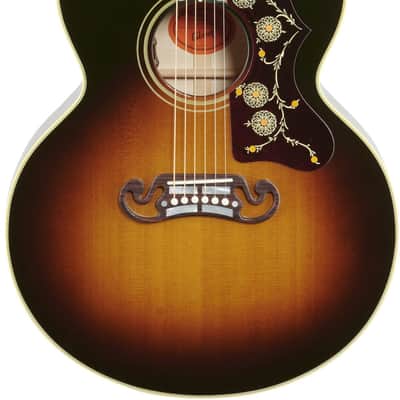 Gibson SJ-200 Original Jumbo Acoustic-Electric Guitar, Vintage Sunburst image 2
