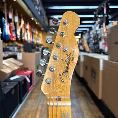 Fender Custom Shop 1955 Telecaster Journeyman Relic Electric Guitar Super Aged Sonic Blue w/Tweed Case image 7