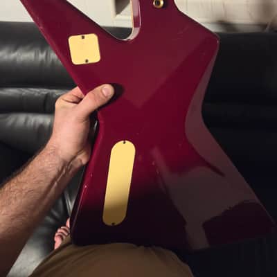 Ibanez DT500-Cherry Sunburst Destroyer 1983 Rare with original leather bag image 6