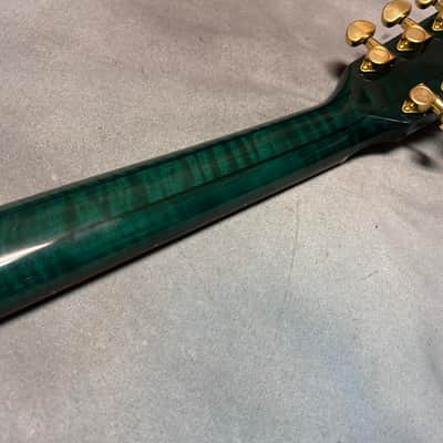 1997 Gibson EC-10 Standard Acoustic Electric Guitar Emerald Green w/OHSC image 5
