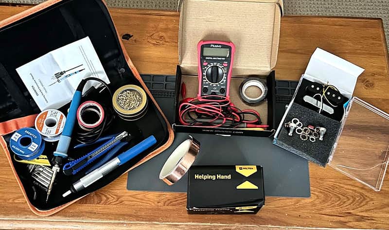 Soldering Iron Kit, Helping Hands, Multimiter w/ Bonus PU's and Pots! image 1