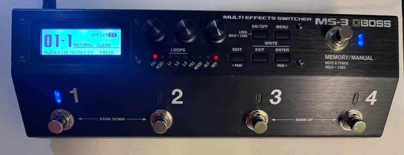 Boss MS-3 Multi Effects Switcher 2017 - Present - Black image 1
