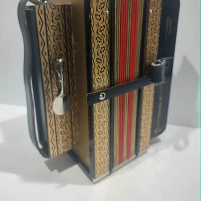Hohner HA-114 Model 2-Bass Spoon 10-Treble Button 4-Stop "C" Diatonic Accordion image 2