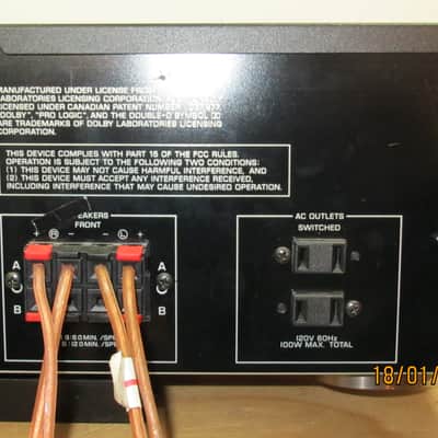 Yamaha RX-V490 Natural Sound Receiver 70W per Channel / Magnetic Phono Input & 5.1 image 12