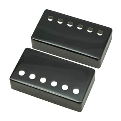 Humbucker Pickup Covers for Gibson - Black Nickel image 2