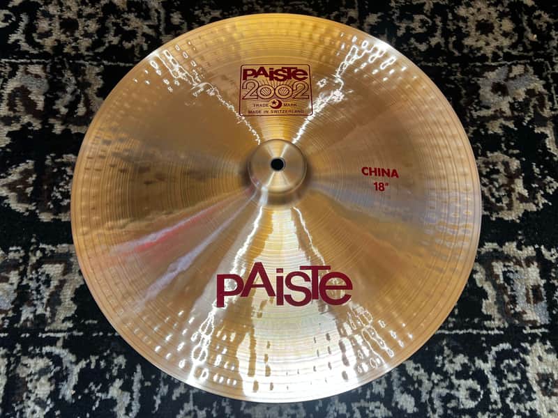 Paiste 18" 2002 China Cymbal - Traditional image 1