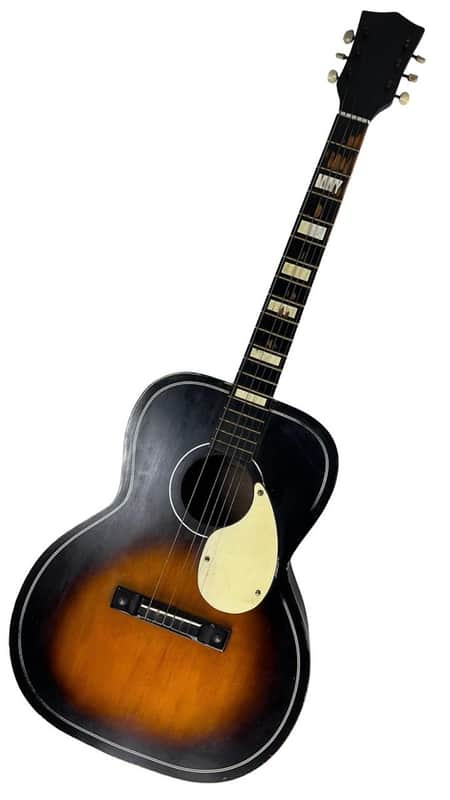 1960s Kay Acoustic Guitar Sunburst Reinforced Neck image 1