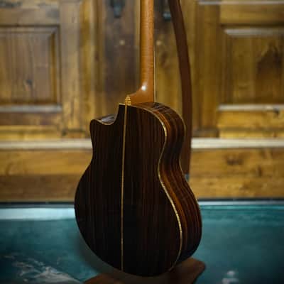 2007 R. Taylor Style 1 Swiss Alpine Spruce/ Beautiful Straight Grain Cocobolo/ Flame Koa Binding image 16