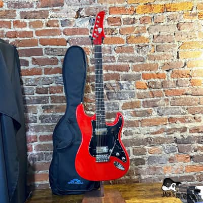 Hardluck Kings S-Style Electric Guitar (2020s - Red Ranger Red) image 2