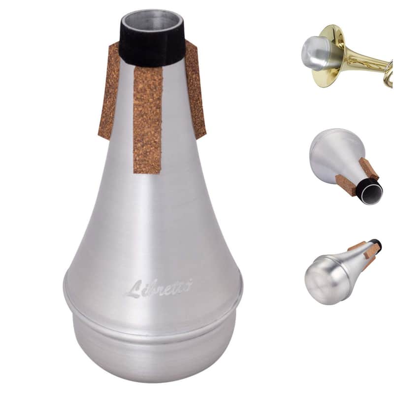 Trumpet Mute, Small Straight Practice Mute, All Aluminum image 1