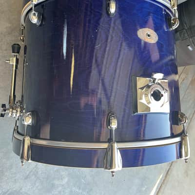 Premier Artist Birch 90s era - Blue Gloss Lacquer 22x16 Very Nice Condition! image 7