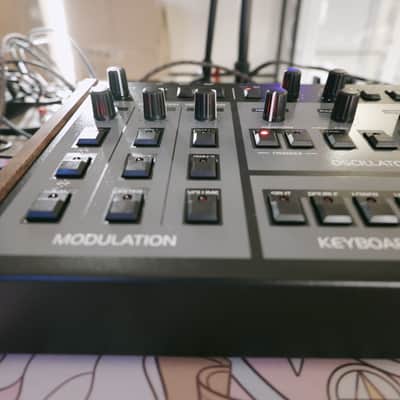 Oberheim OB-X8 Desktop 8-Voice Synthesizer 2022 - Present - Black with Wood Sides image 4