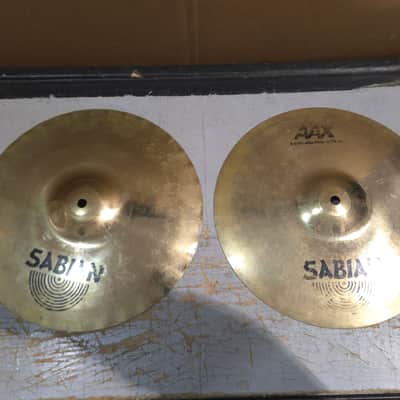 Sabian 13" AAX X-Celerator Hi-Hat Cymbals (Pair) 2007 - 2018 - Natural image 1