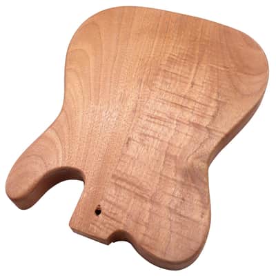left hand TL okoume wood electric guitar body guitar barrel image 4