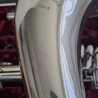Vintage La Chambre Paris All Wood Bass Clarinet made in France image 6