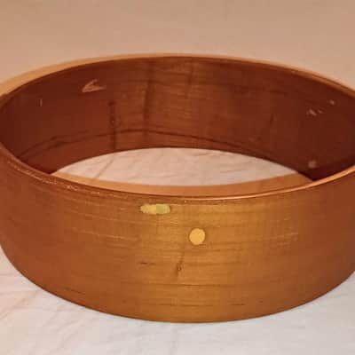 UNMARKED MULBERRY DRUM SHELL 10" DIAMETER  - SATIN STAIN - NO CLEAR COAT FREE SHIP TO C-USA! image 5