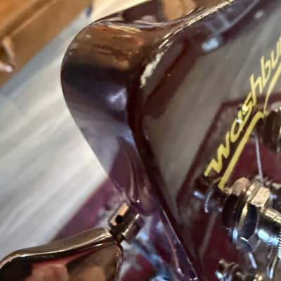 Washburn 1980 SB4R Wing Series Scavenger 4-String Electric Bass Guitar w/Gig Bag (USED) image 7