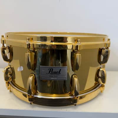 Pearl Brass 90’s? 14x6.5 Snare image 1