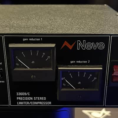 Neve 33609/C Rare Factory Black Stereo Compressor / Limiter image 3