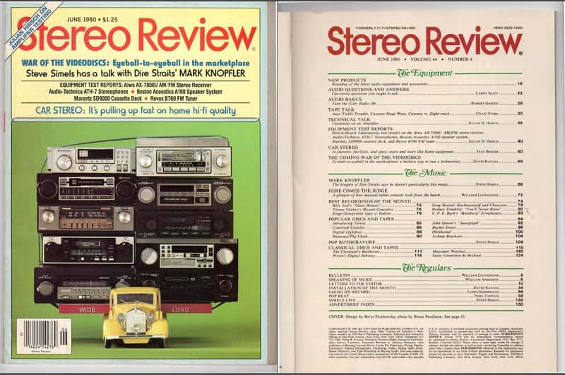 Stereo Review June 1980 Test Reports: Aiwa, Audio-Technica, Boston Acoustics, Marantz, Revox image 1