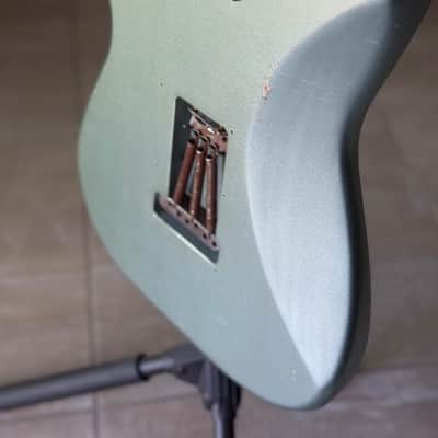Mario Martin Model S Strat Guitar (Brazilian Rosewood Fretboard) 2023 - Firemist Silver Relic image 13