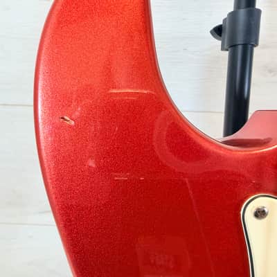 Brunswick S-Type Electric Guitar Metallic Red w/ Gig Bag – Strat Style Player image 3