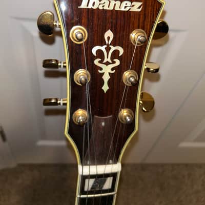 Ibanez AF151-AWB 2013 - aged whiskey burst image 4