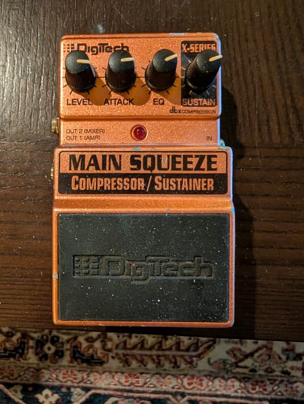 DigiTech MAIN SQUEEZE コンプレッサー DigiTech Main Squeeze Compressor Sustainer Pedal | Reverb Canada