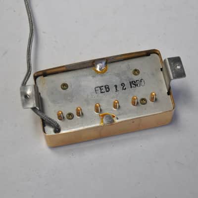 1979-1980 Vintage Gibson T-Top Custom Les Paul ~GOLD~ Humbucker Pickup image 4