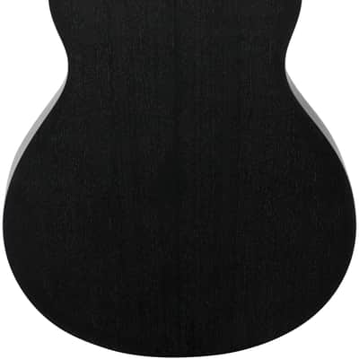 Washburn Apprentice G Mini5 Acoustic Guitar (with Gig Bag), Black Matte image 7