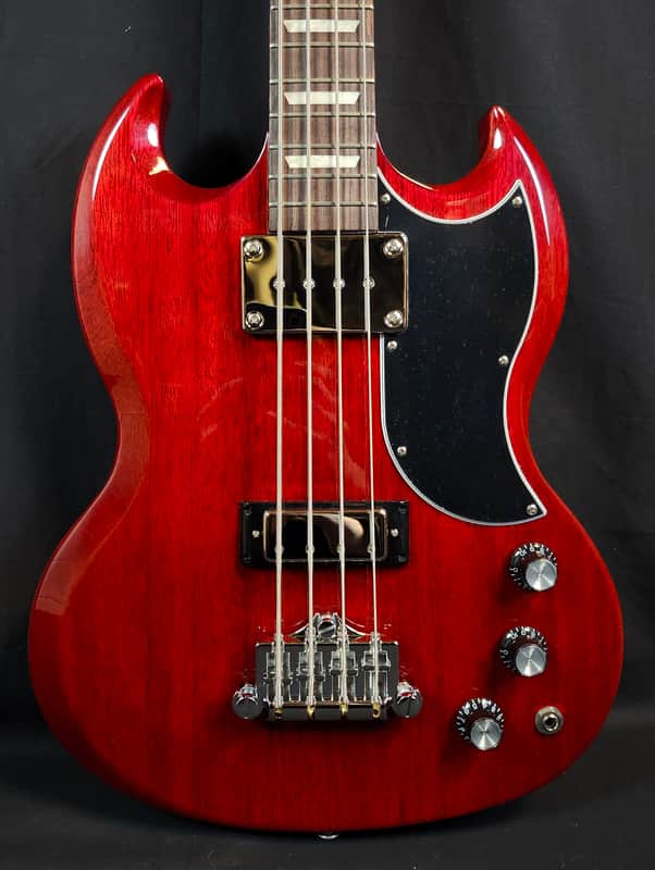 Gibson BASG00HCCH1 SG Standard Bass, Heritage Cherry, W/HSC image 1