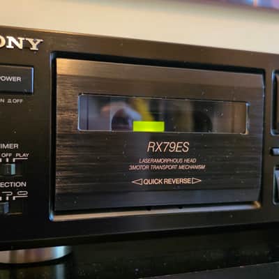 Sony TC-RX79ES Cassette Deck – Serviced – Remote Included – Very Good Condition image 3