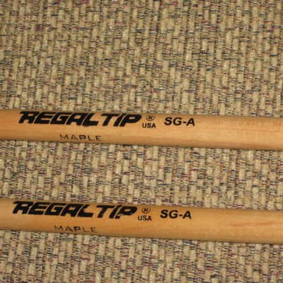 one pair (new old stock) near A+ condition Regal Tip SG-A maple wood / natural stain finish (with packaging) from 2000s / 2010s image 9