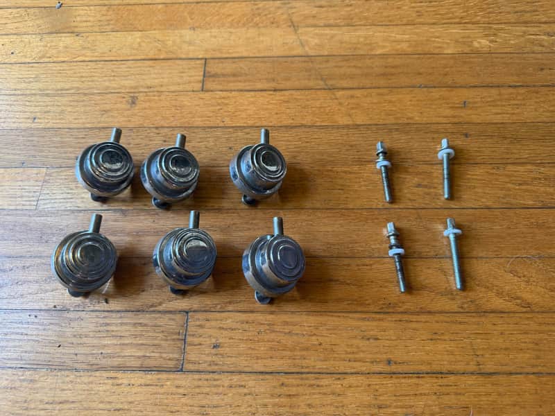 6 pack Vintage DW / Camco Collectors Turrent 80's 90' Style drum lugs