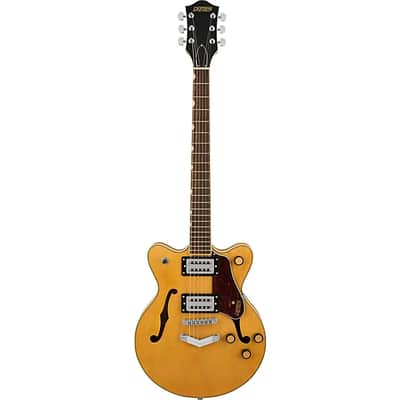 Gretsch G2655 Streamliner Center Block Jr. Double-Cut Guitar with V-Stoptail, Laurel Fingerboard, Village Amber TGF33 image 4